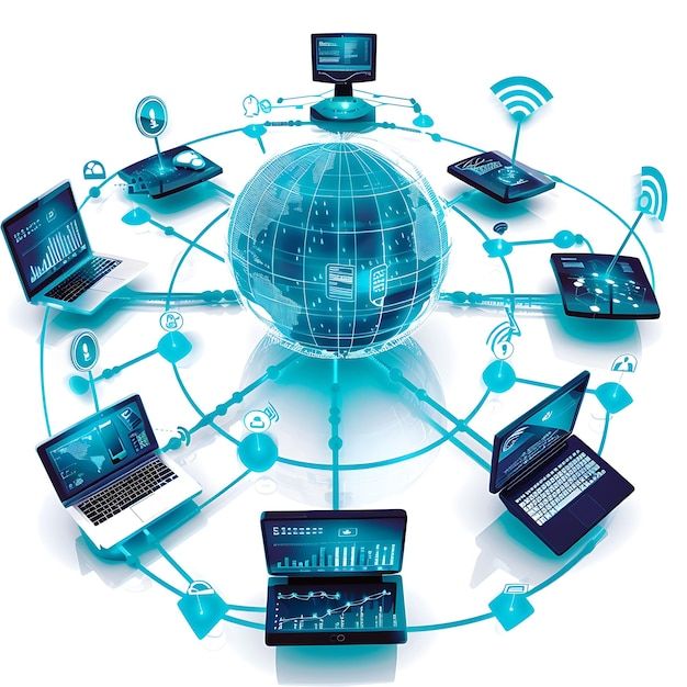 Global network of devices connected through cloud infrastructure